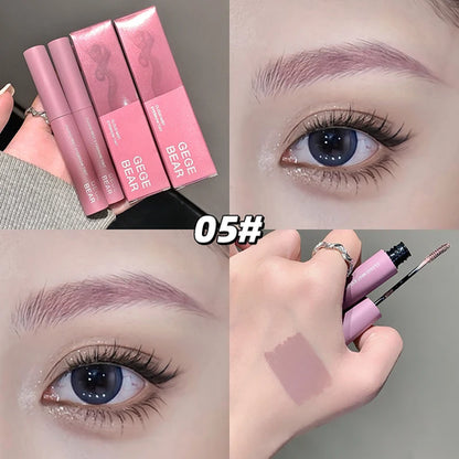 3D Eyebrow Dye Cream Long Lasting Pink Brown Color Eyebrow Mascara