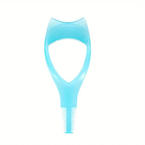 3 in 1 Mascara Applicator Template with Eyelash Curler Guard and Case,