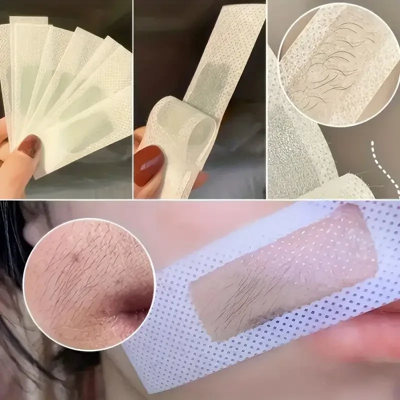 10/20/30/50 Pcs Depilatory Wax Strips For Hair Removal Wax Paper Cold