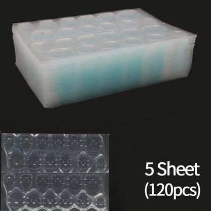 Double Side Nail Jelly Glue Transparent False Nail Art Adhesive Tape