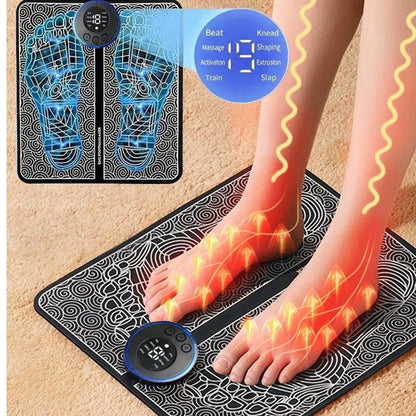 EMS Foot Massager Rechargeable Massage Pad Foot Relaxation Pad