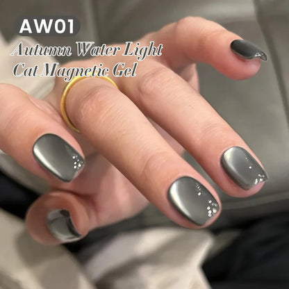 BORN PRETTY 10ml Water Light Cat Magnetic Gel for Autumn Winter Naills