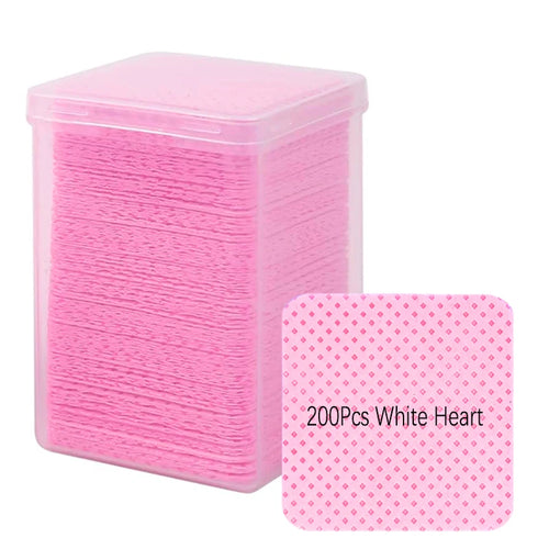 LULAA Glue Wipes Lint Free Nail Wipes Non-Woven Fabric Lash Glue Wipes