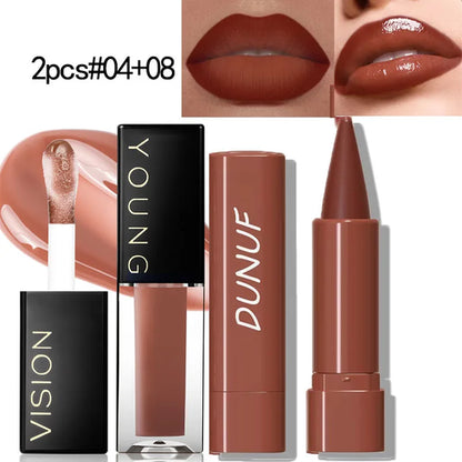 Gradient Lip Liner Pen with Matte Velvet Finish Smooth Application