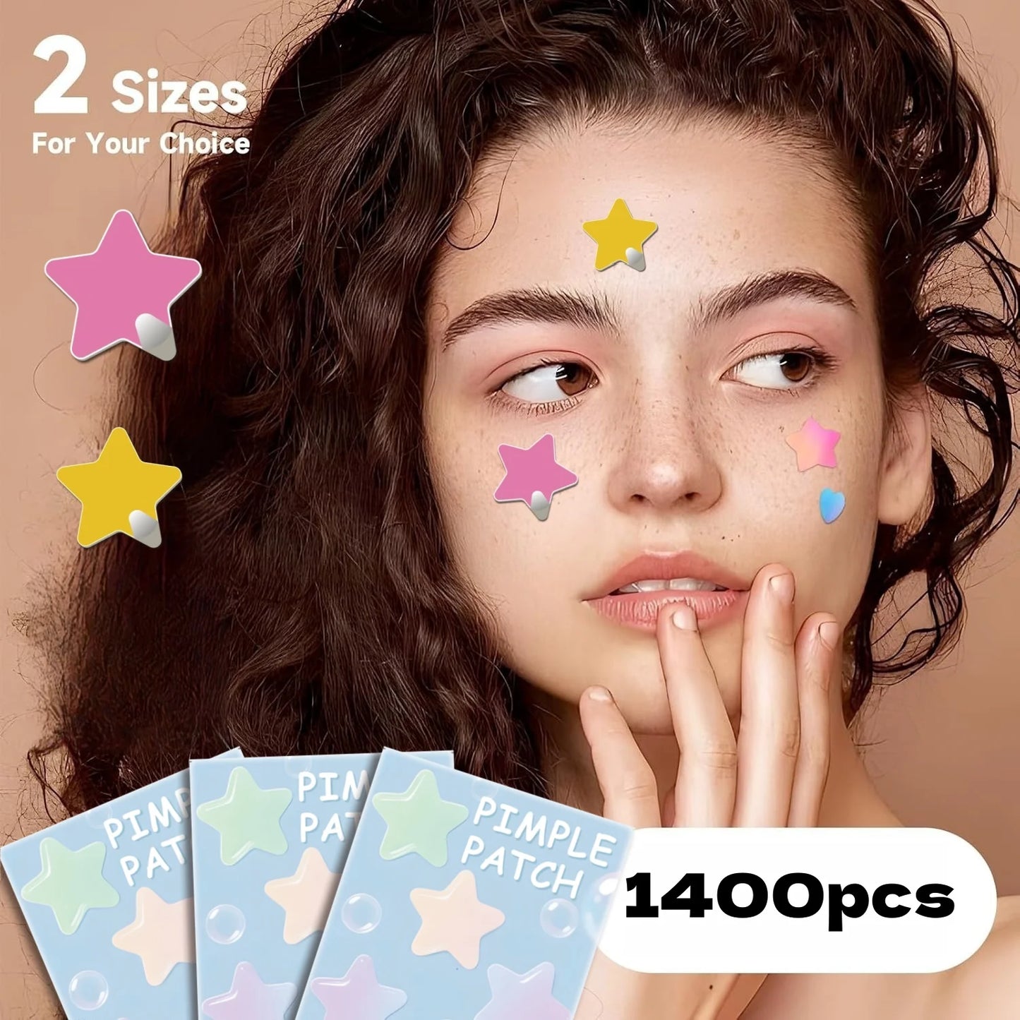 280pcs Star Acne Patch, Waterproof and Breathable, Daily Facial Use,