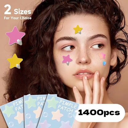 280pcs Star Acne Patch, Waterproof and Breathable, Daily Facial Use,