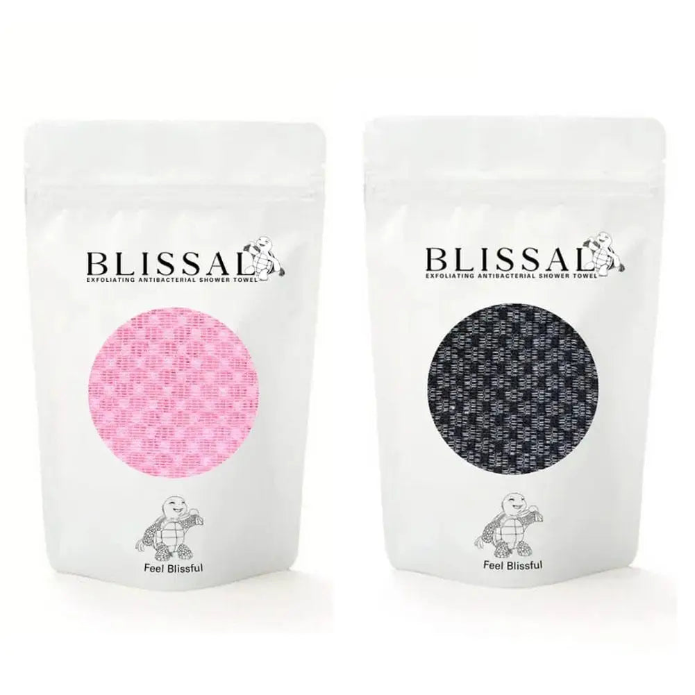 Back Scrubbing Towel Dual Sided Durable Exfoliating Body Towel Back