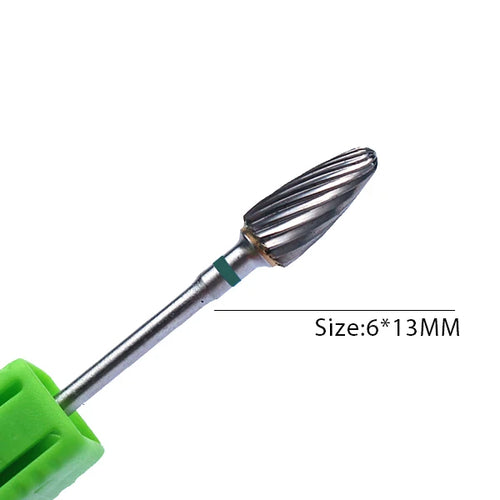 1pc Carbide Tungsten Nail Drill Bit Rotate Burr Milling Nail Cutter