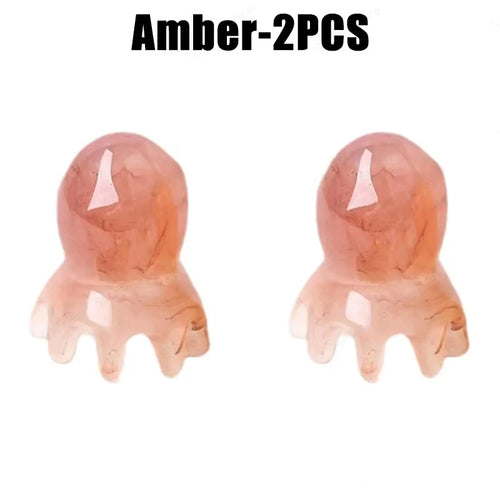 Cute Octopus Scalp Massage Comb (Resin)｜Korean Hair Care, Stress