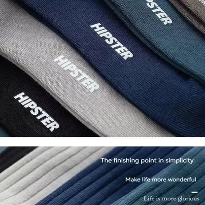 5 Pairs Men's Socks Mid-Calf Socks Warm Socks Long Sweat-Absorbing