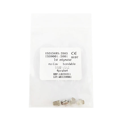 10pcs/Pack Dental Orthodontic Lingual Button Bottom Bondable Metal