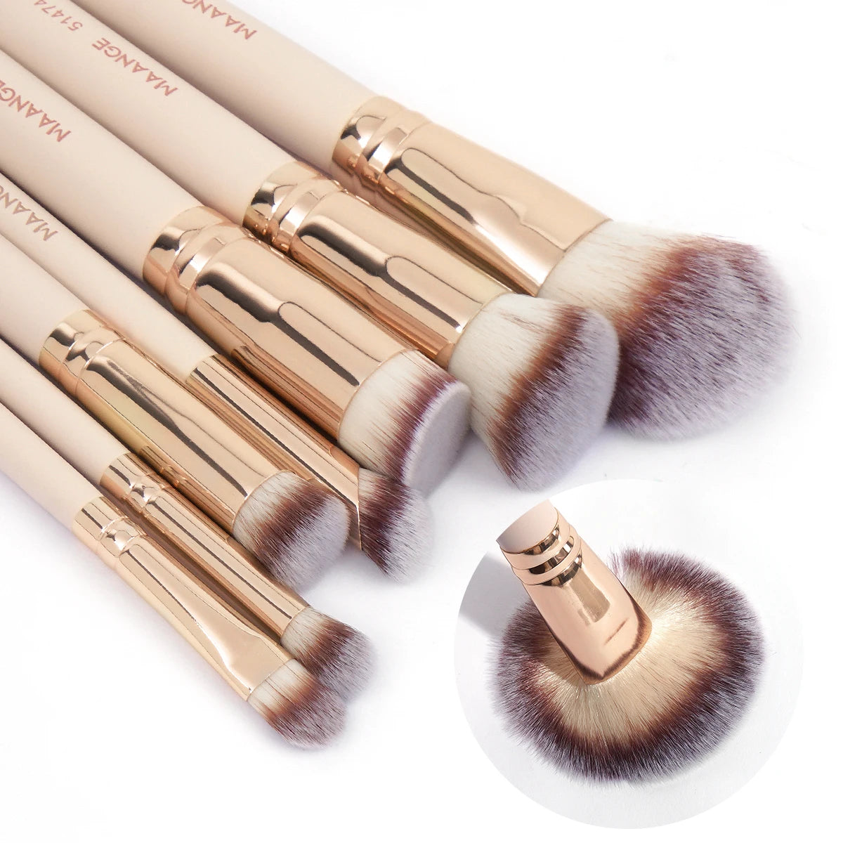 MAANGE 7pcs/set Makeup Brushes for Cosmetic Foundation Powder