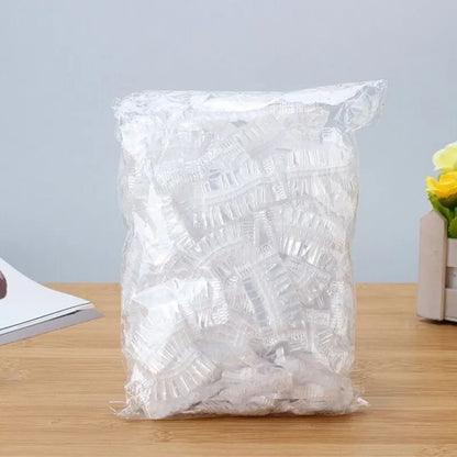 100PCS Disposable Hair Earmuff Dye Transparent Elastic Shower Hair Dye