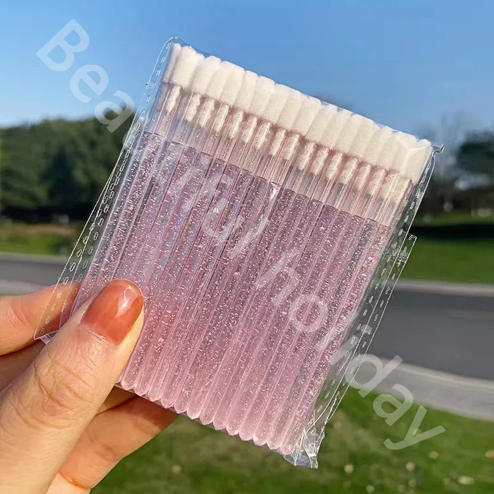 200/300/500Pcs Disposable Lip Lint Free Applicators Lipstick Testers