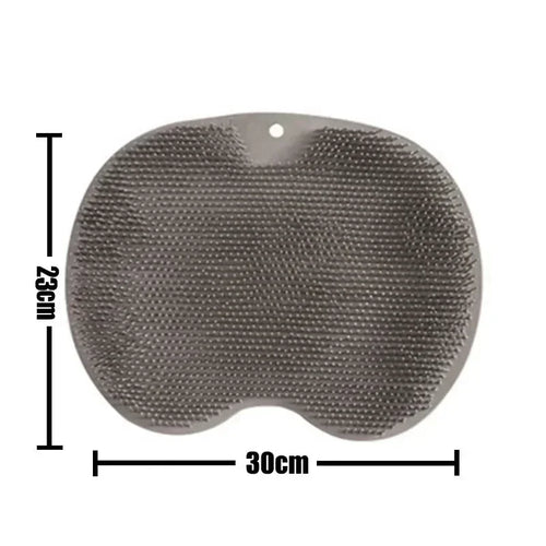 Exfoliating Shower Massage Scraper Bathroom Non-slip Bath Mat Back