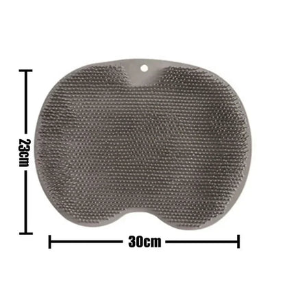 Exfoliating Shower Massage Scraper Bathroom Non-slip Bath Mat Back