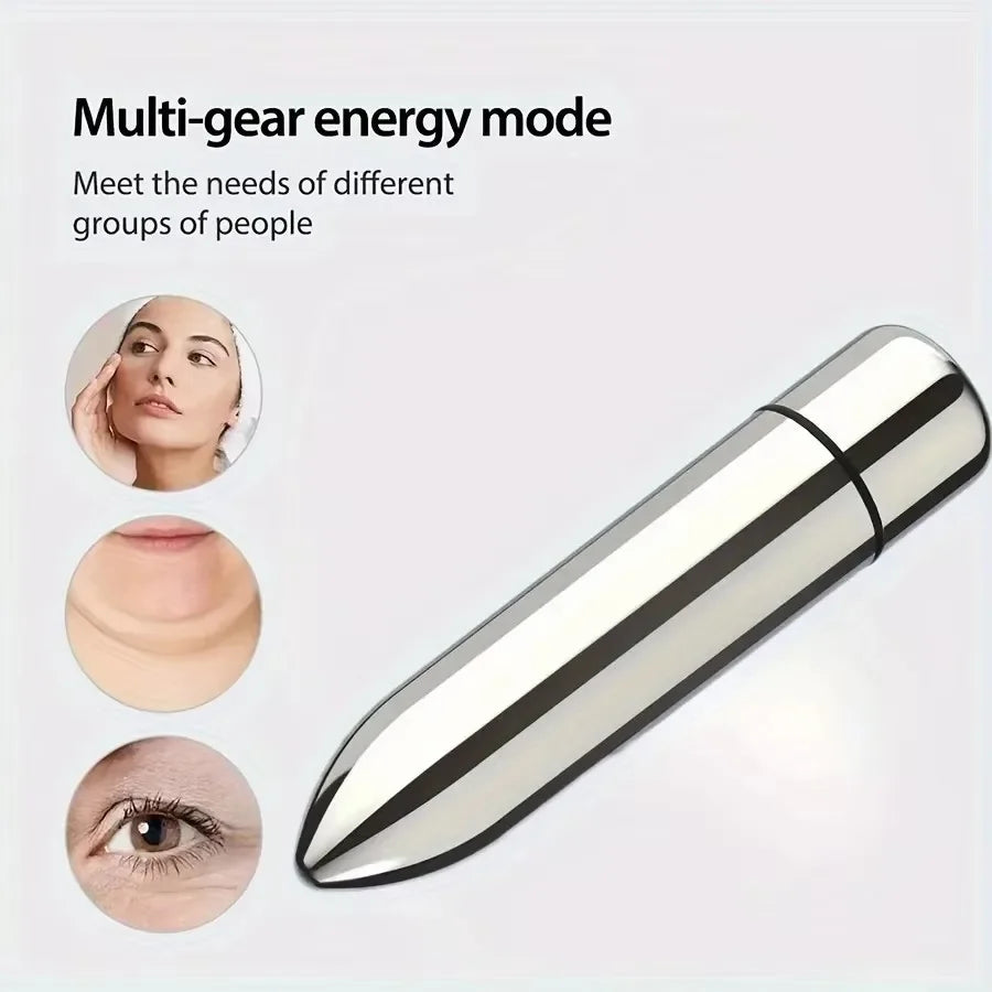 1pc Mini Vibrating Massager Facial And Eye Massage Treatment Promotes