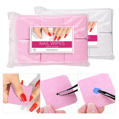 Nail Polish Remover Wipes Nail Cleaning Pads, Non Woven Nail Pads For