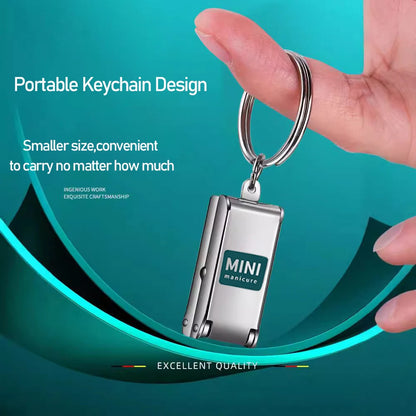 1pcs Nail Clippers Collapsible Portable Travel Fingernail Nail