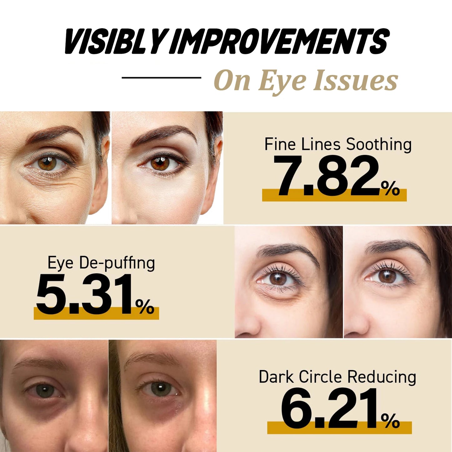 Snail Eye Cream Stick Lightening Dark Circles Collagen Fade Fine Lines