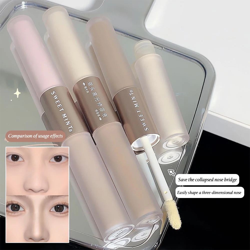 Double-ended Liquid Contouring Highlighter And Shadower In One Create