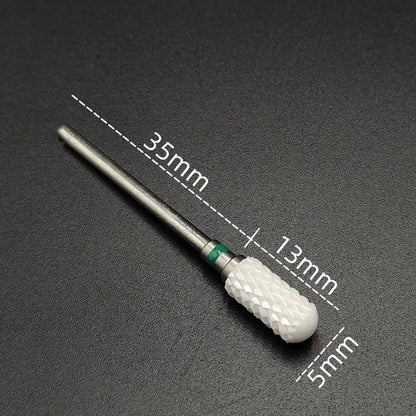 Ceramic Carbide Nail Drill Bit Rotate Burr Milling Nail Cutter Bits