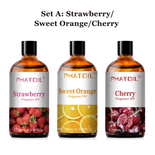 PHATOIL 100ml Aromatherapy Fragrance Oil Coconut & Vanilla Strawberry