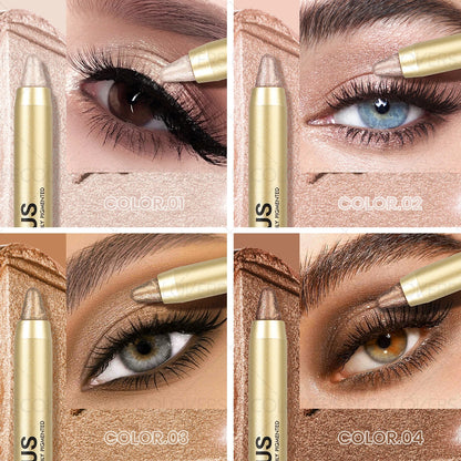 Smudge-Proof & Waterproof Eyeshadow Stick,Dual-Ended Eye with Shadow