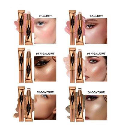 Multifunctional Liquid Blush Face Contour Highlight Eye Shadow Stick