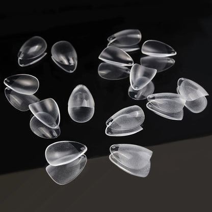 240PCS Short Almond Nail Tips Soft Gel Pre-Shaped Acrylic Nail Tips
