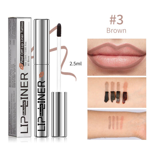 Lip Liner Pencil Peel Off Lip Stain Tattoo Long Wearing Matte