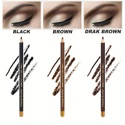 12pcs black/borwn/dark brown eyebrow pencil sharpener Eyebrow Pencil