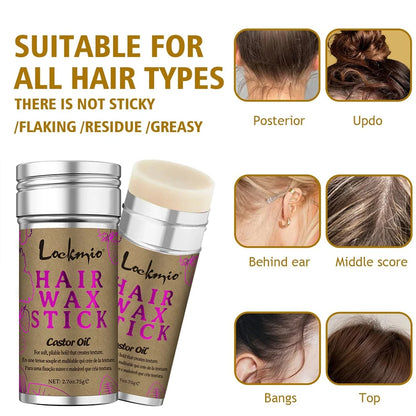 Styling Hair Wax Stick High Shine Smooth Hair & Wig Solid Wax Stick