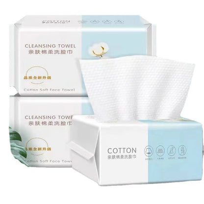 1/2/3 Pack Thickened Disposable Face Towel, Pearl Cotton, Wet And Dry,
