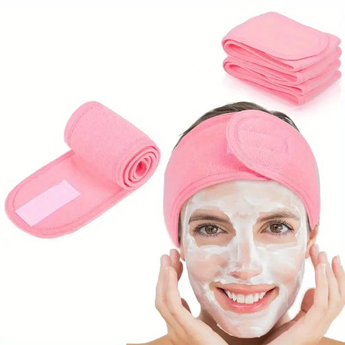 Women's Adjustable Wide Headband - Great Cosmetic Accessory for Yoga,