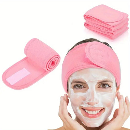 Women's Adjustable Wide Headband - Great Cosmetic Accessory for Yoga,