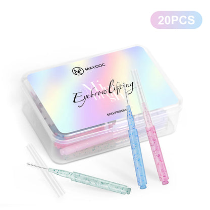 MAYOOC Mini Eyebrow Brush Brow Perm Brush Disposable Brow Lifting