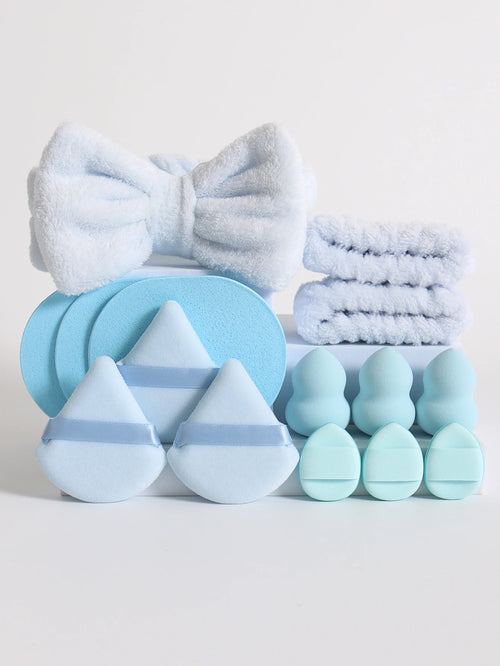 15 件套 Cosmetic Puff Makeup Sponge Blender Beauty Egg Foundation