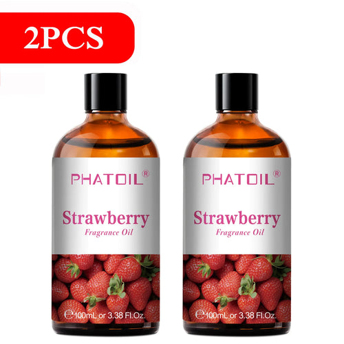 PHATOIL 100ml Aromatherapy Fragrance Oil Coconut & Vanilla Strawberry