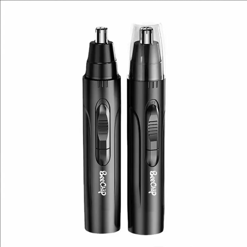 Black Electric Nose Hair Trimmer Rechargeable Ear and Nose Hair Trimmer