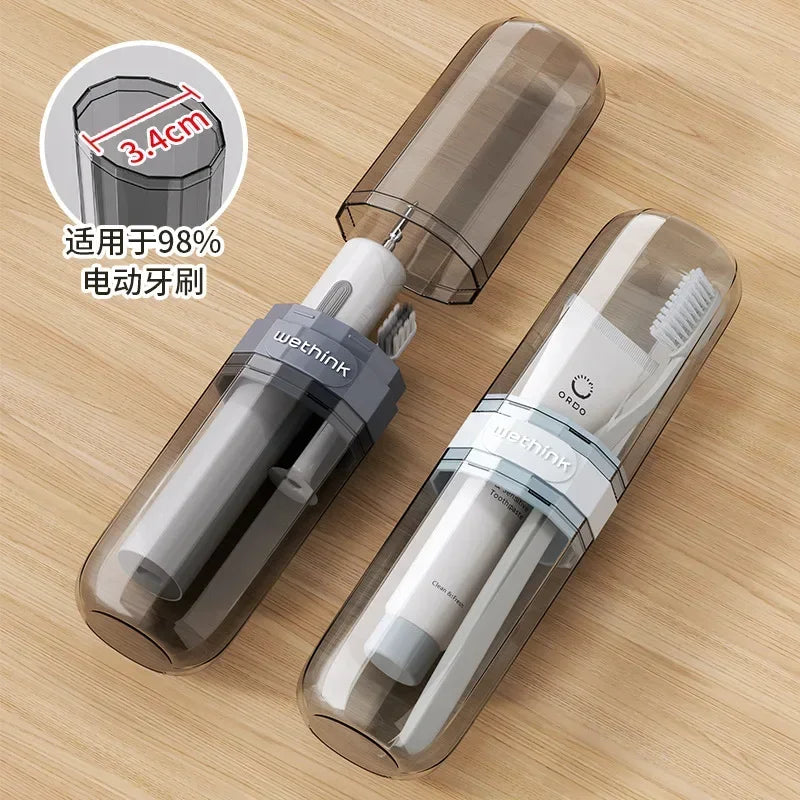 Toothbrush Travel Containers Transparent Portable Toothbrush Case