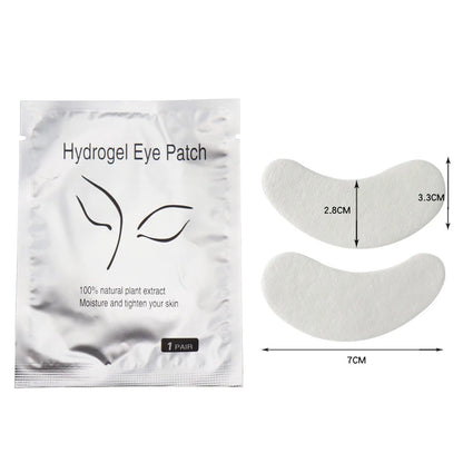 50 Pairs Eyelash Under Eye Patches Eye Pad Isolation Remove Hydrogel