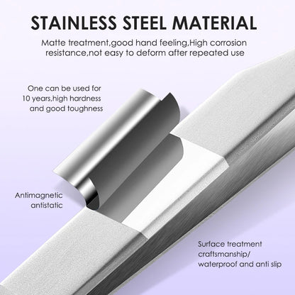 Stainless Steel Eyelash Extensions Tweezers Lash Artists High