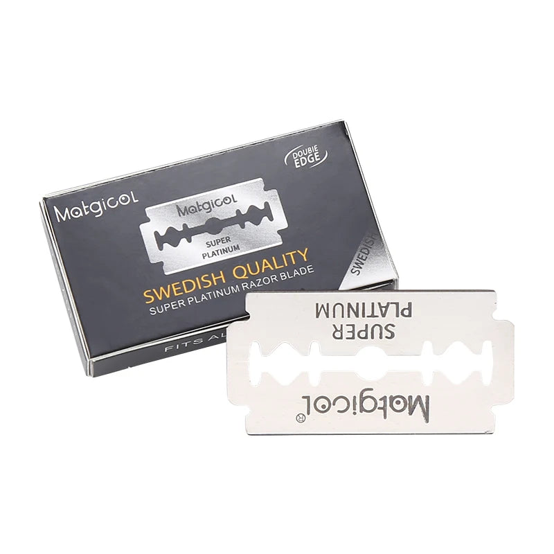 20 Pcs Double Edge Blade Stainless Steel Ultra-sharp Safety Razor