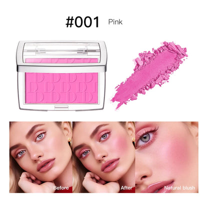 6 Colors Matte Embossed Blush Rosy Blusher Facial Blush Powder High