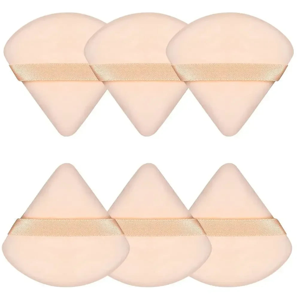 1/3/6Pcs Triangle Velvet Powder Puff Make Up Sponges for Face Eyes Contouring Shadow Seal Cosmetic Foundation Makeup Tool