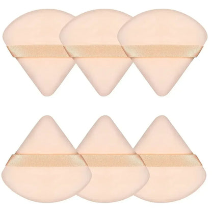 1/3/6Pcs Triangle Velvet Powder Puff Make Up Sponges for Face Eyes Contouring Shadow Seal Cosmetic Foundation Makeup Tool