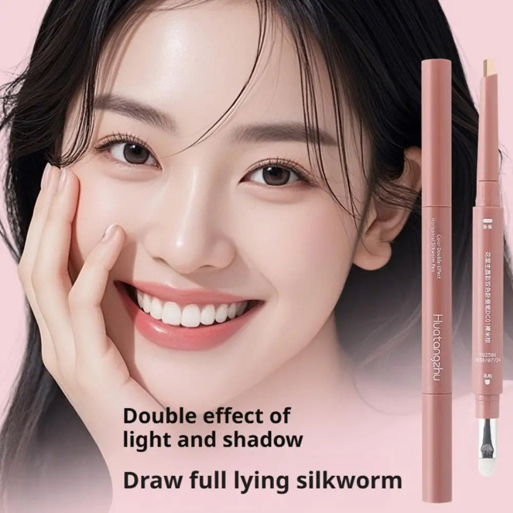 2in1 Lying Silkworm Pencil Brighten Shadow Cream Highlight Lower