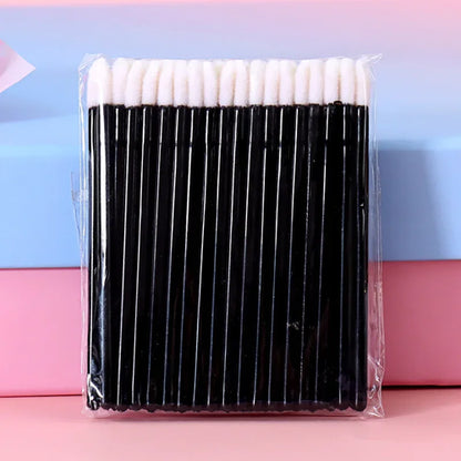 100Pcs  Lipstick Wands Set Cosmetic Makeups Tools Make Up Brushes Lash