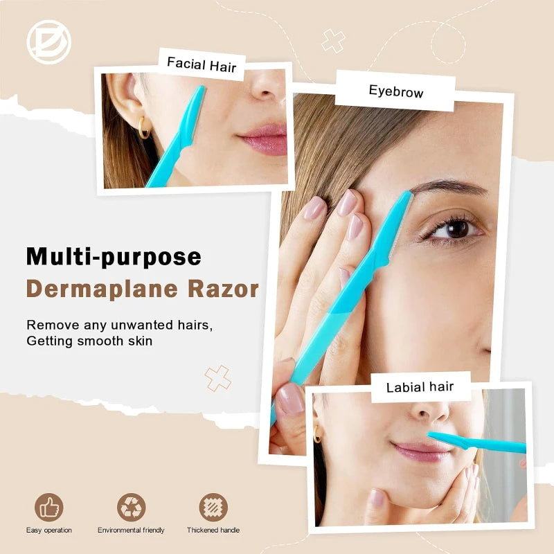 40Pcs Eyebrow Trimmer Makeup Beauty Tools Safe Eye Brow Razor Body